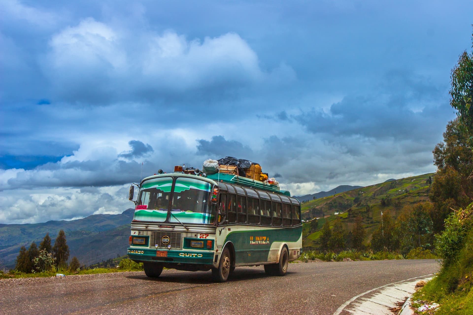 Conectar las diferentes ciudades de Équateur en autobús